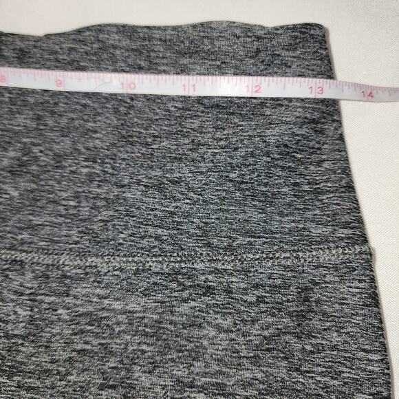 ABS CROPPED LEGGINGS HEATHERED GRAY SIZE MEDIUM - Picture 5 of 7